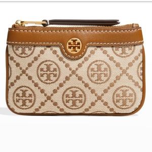 Tory Burch T Monogram Pouch Card Holder Case